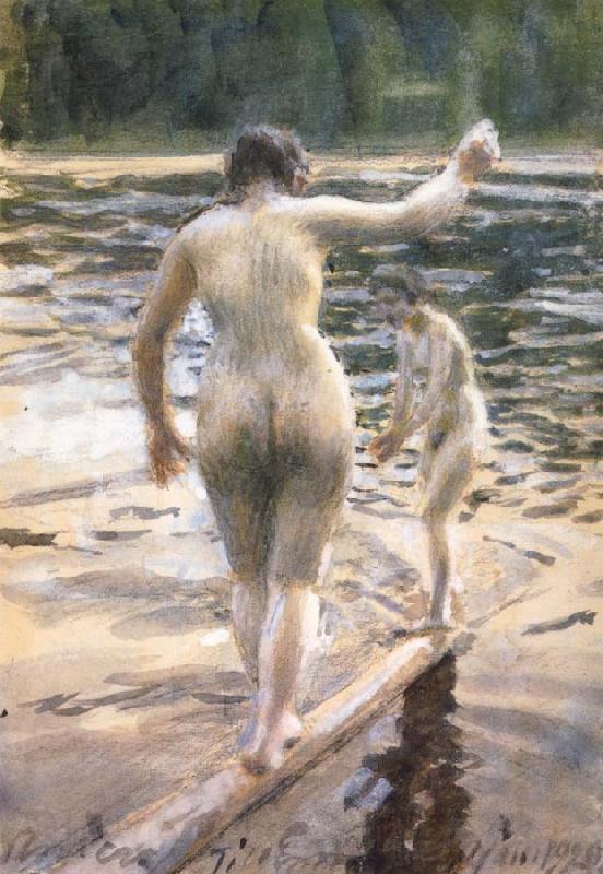 Anders Zorn Balans France oil painting art